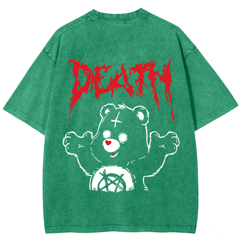 Unisex Vintage  Death Bear Care Bear TV Series  t-Shirt