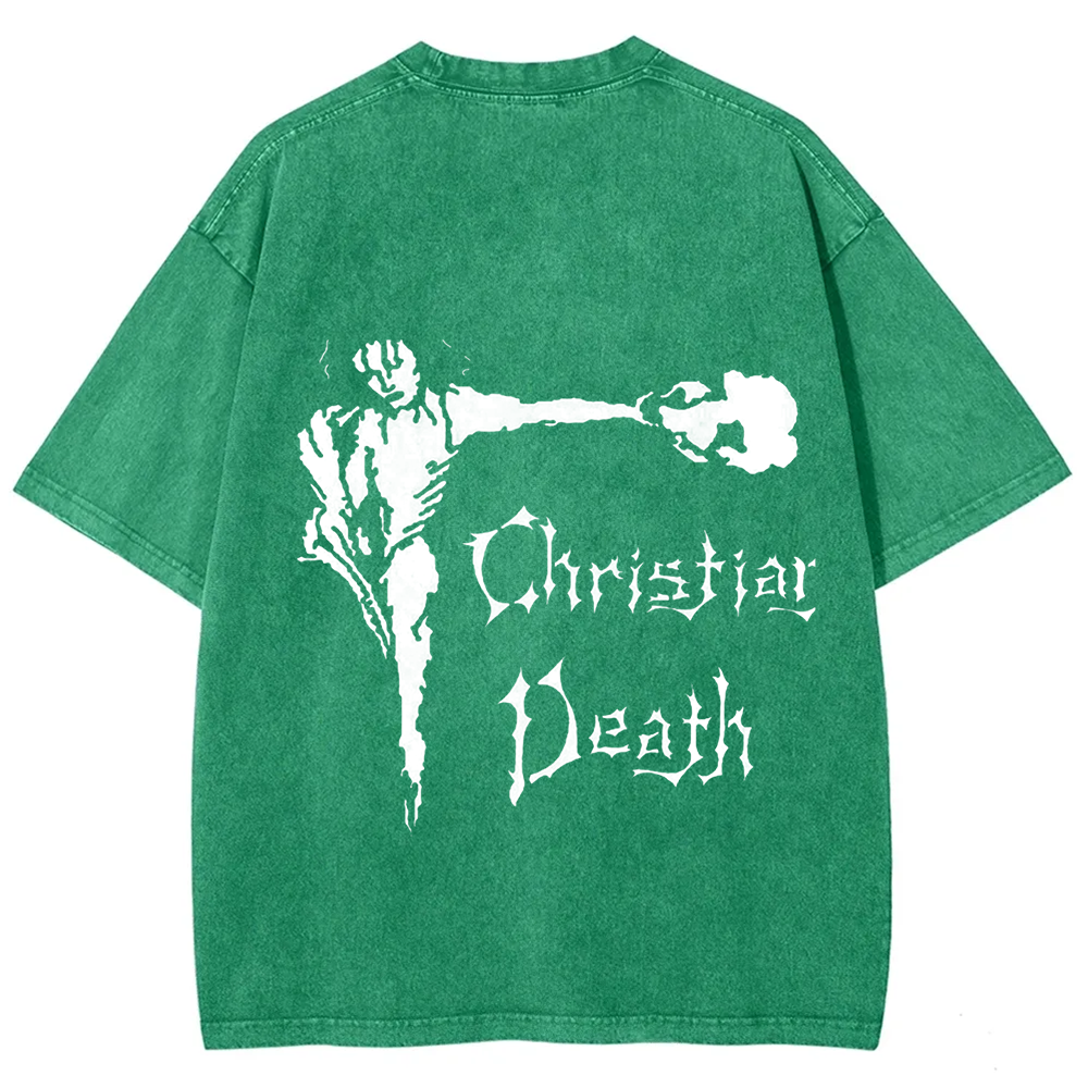 Unisex Vintage Christian Death Rock Band t-Shirt