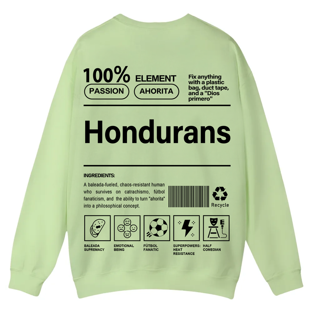 Hondurans Unisex Fit  Casual Crewneck Sweatshirt wearishow