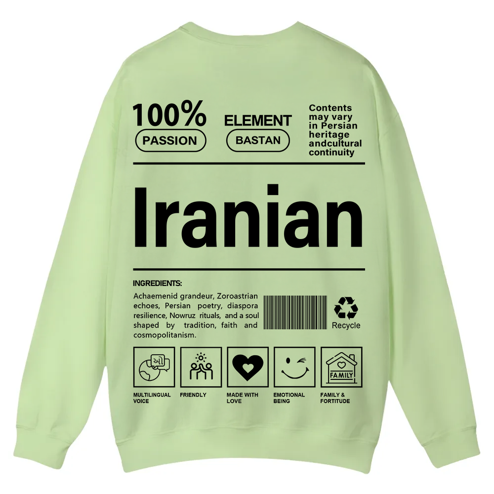 Iranian Unisex Fit  Casual Crewneck Sweatshirt wearishow