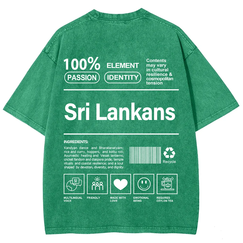 Sri Lankans Unisex Fit  Washed T-Shirt