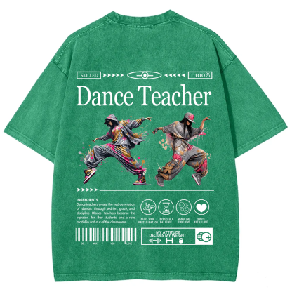 Dance Teacher Unisex Fit Washed T-Shirt