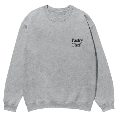 Pastry Chef Casual Crewneck Sweatshirt wearishow