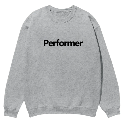 Performer Casual Crewneck Sweatshirt wearishow