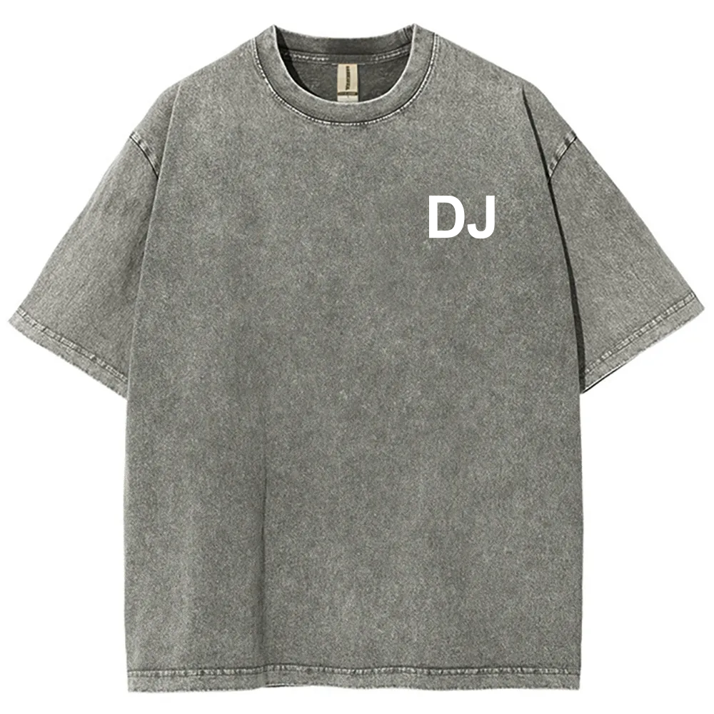 DJ Unisex Fit Washed T-Shirt