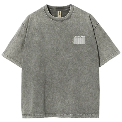 Cake Artist Unisex Fit Washed T-Shirt