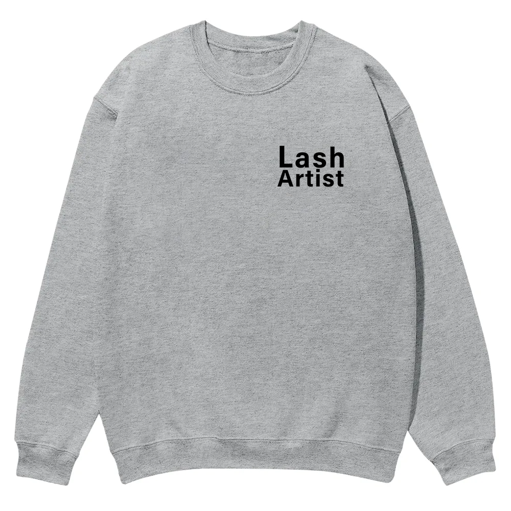 Lash Artist Casual Crewneck Sweatshirt wearishow