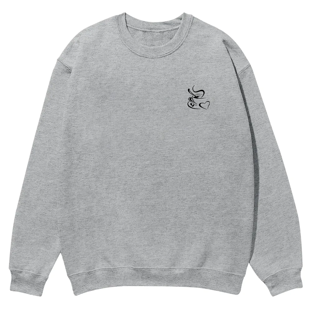 Barista Casual Crewneck Sweatshirt wearishow