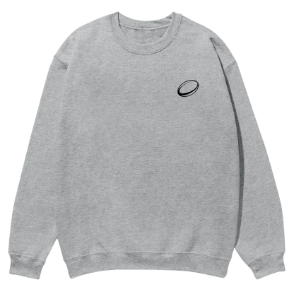 Rugby Player Casual Crewneck Sweatshirt wearishow