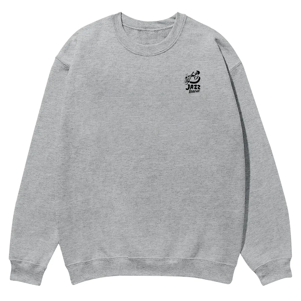 Saxophonist Unisex  Casual Crewneck Sweatshirt wearishow