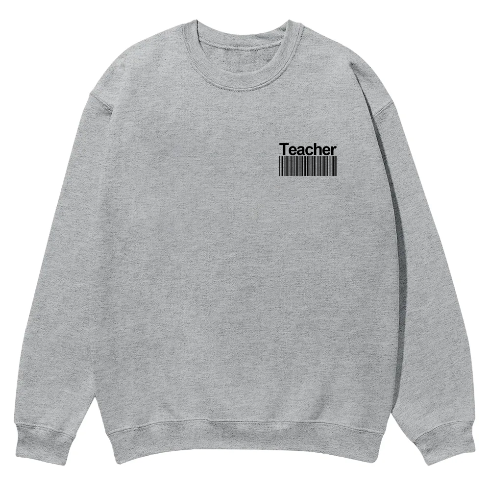 Teacher Casual Crewneck Sweatshirt wearishow