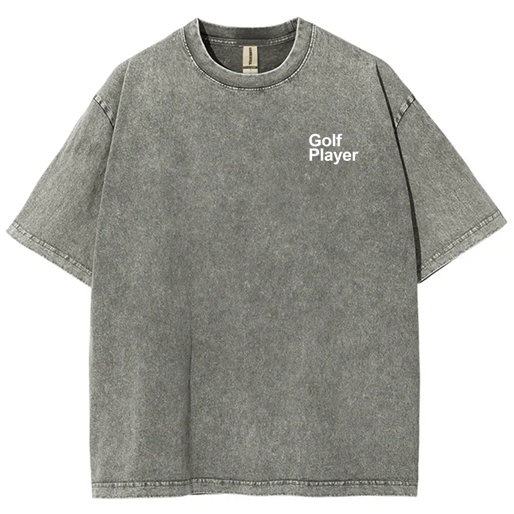Golf Player Unisex Fit Washed T-Shirt