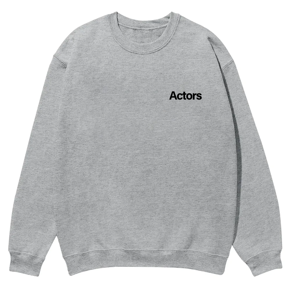 Actors Casual Crewneck Sweatshirt wearishow wearishow