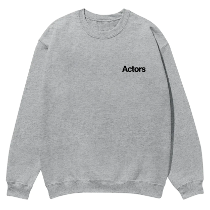 Actors Casual Crewneck Sweatshirt wearishow wearishow