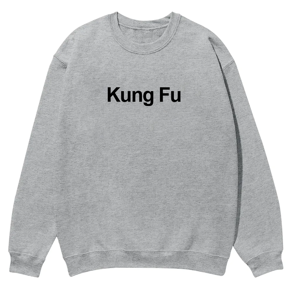 Kung Fu Casual Crewneck Sweatshirt wearishow wearishow
