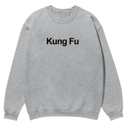 Kung Fu Casual Crewneck Sweatshirt wearishow wearishow