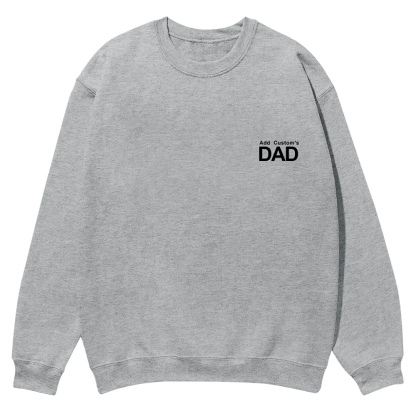 DAD Custom Casual Crewneck Sweatshirt wearishow