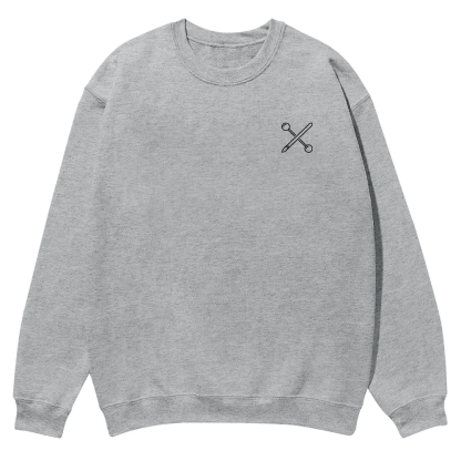Body Piercer Casual Crewneck Sweatshirt wearishow