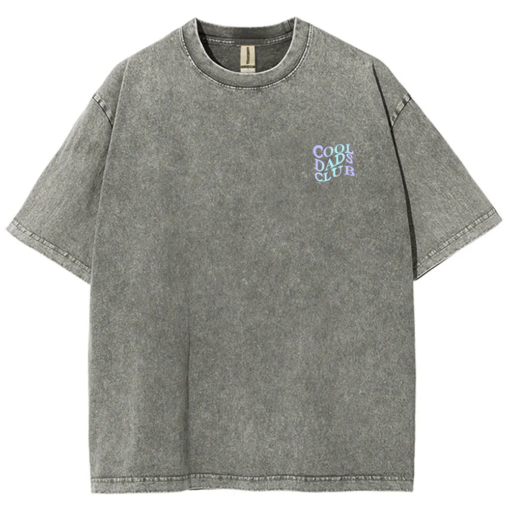 Cool Dads Club Snowflake Vintage Cotton T-Shirt