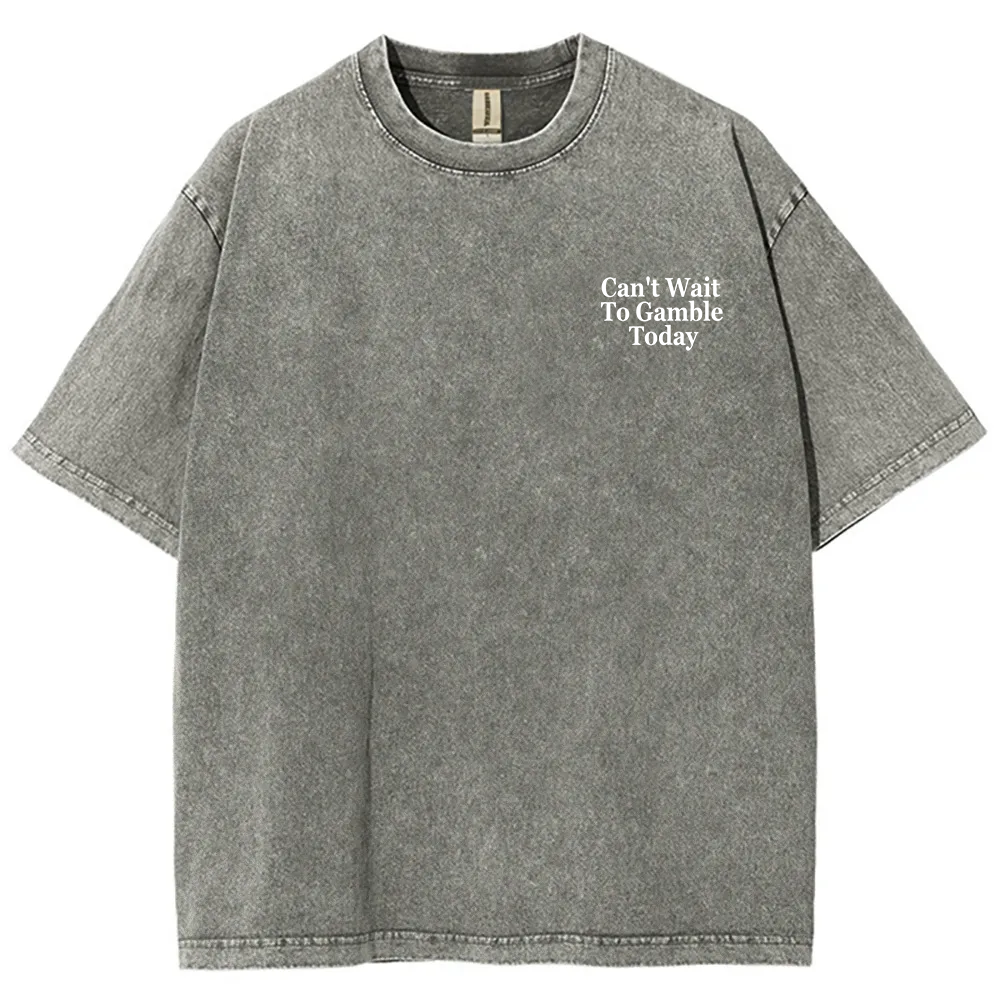 Professional Gambler Club Unisex Fit Washed T-Shirt