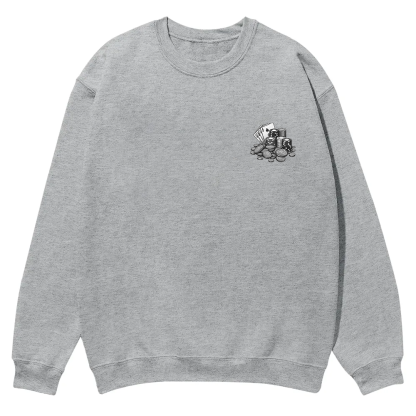 Professional Gambler Casual Crewneck Sweatshirt wearishow