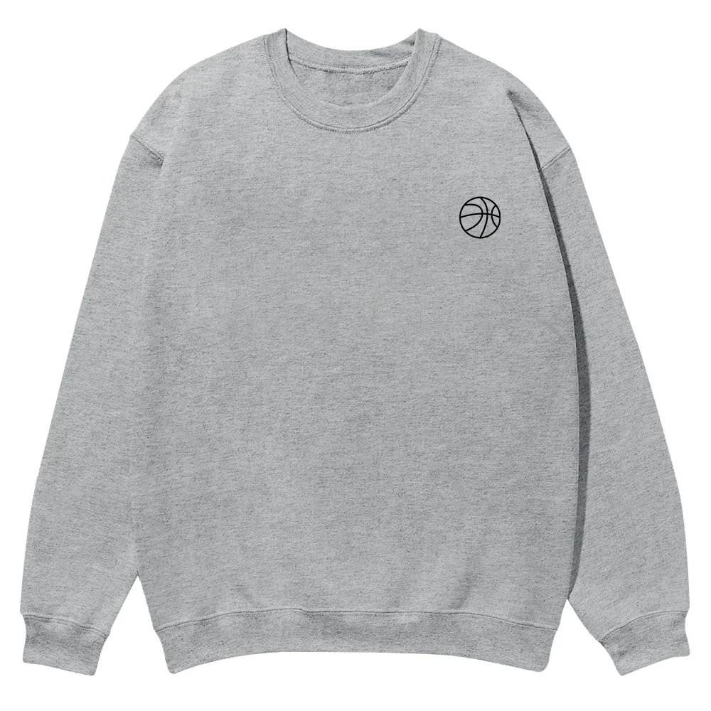 Basketball Player Casual Crewneck Sweatshirt wearishow