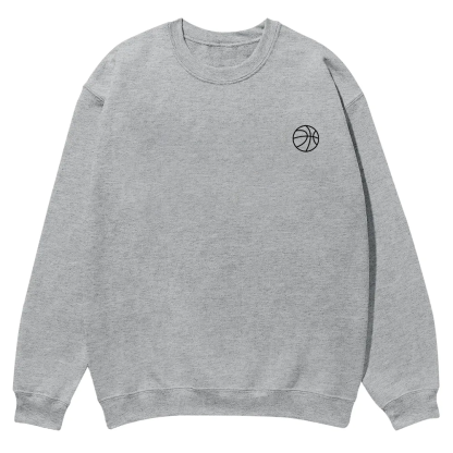 Basketball Player Casual Crewneck Sweatshirt wearishow
