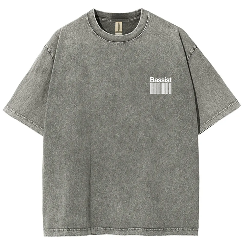 Bassist Unisex Fit Washed T-Shirt