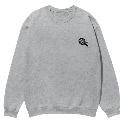 Padel Player Casual Crewneck Sweatshirt wearishow