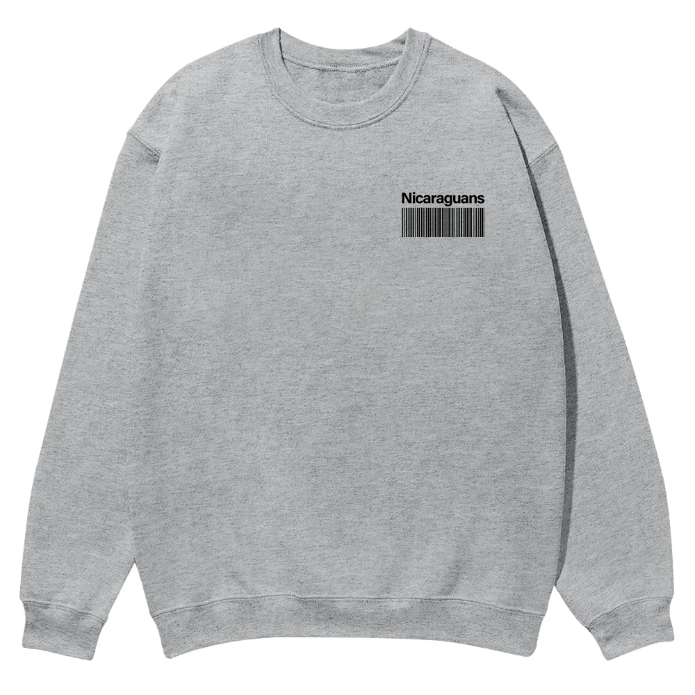 Nicaraguans Unisex Fit  Casual Crewneck Sweatshirt wearishow