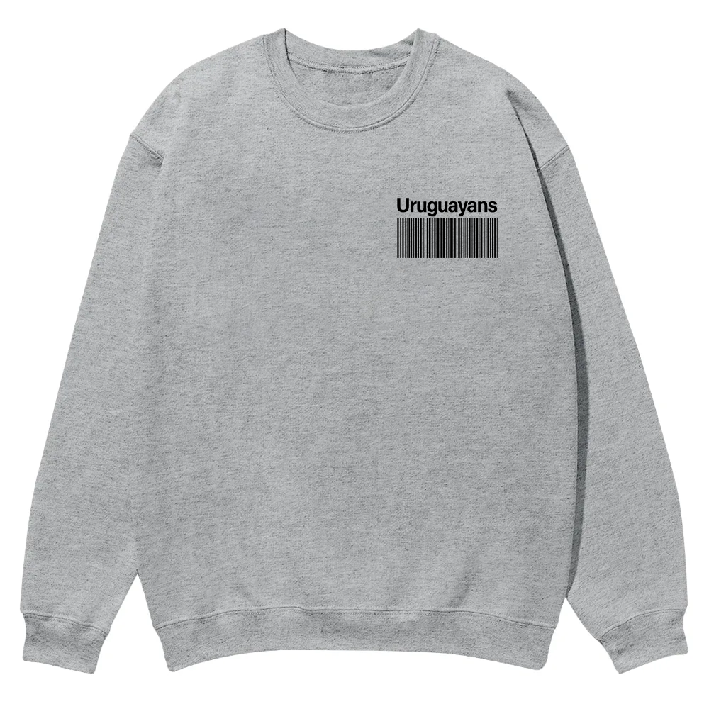 Uruguayans Unisex Fit  Casual Crewneck Sweatshirt wearishow