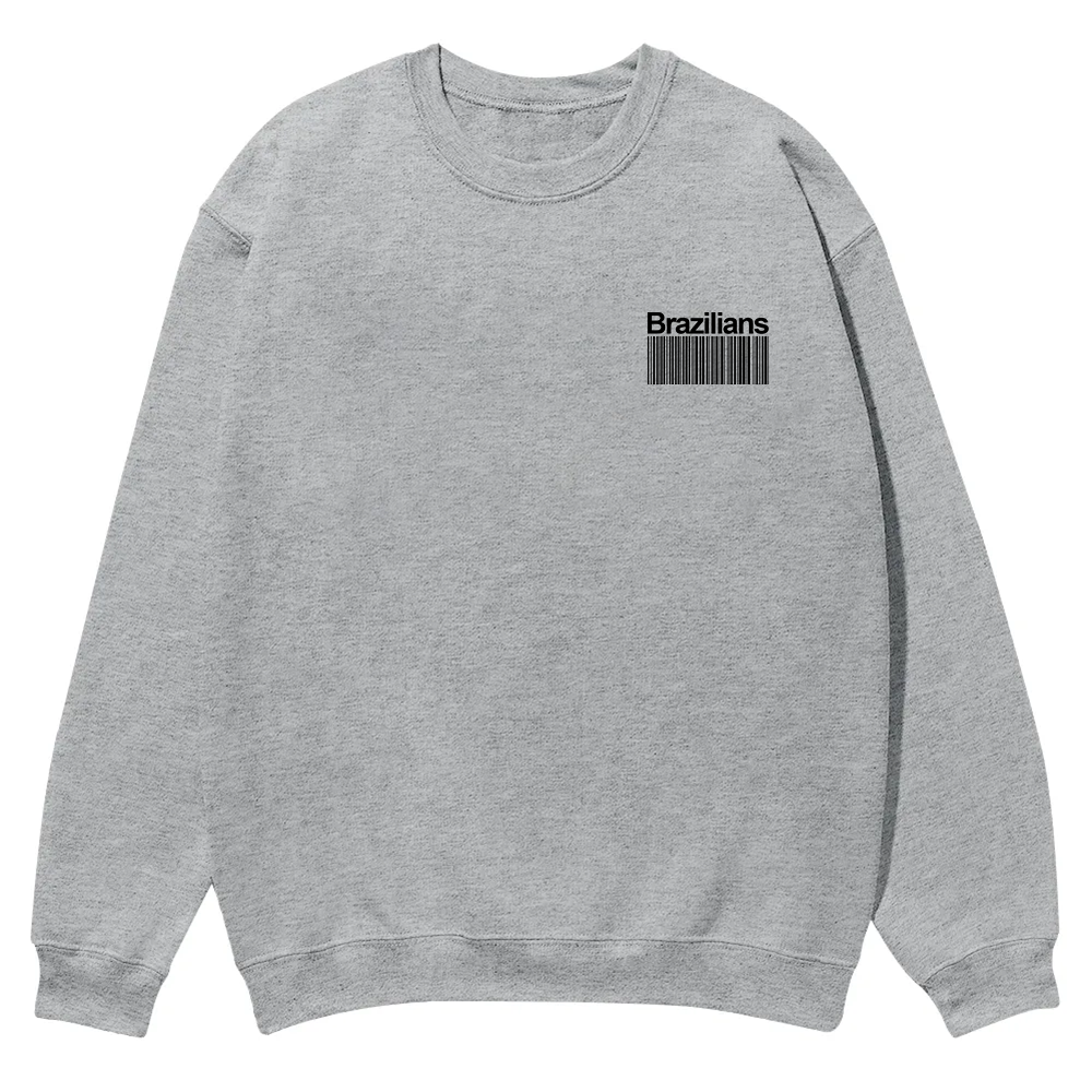 Brazilians Addcustom Unisex Fit  Casual Crewneck Sweatshirt wearishow