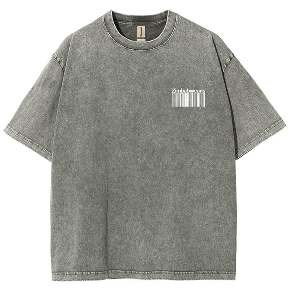 Zimbabweans Unisex Fit  Washed T-Shirt