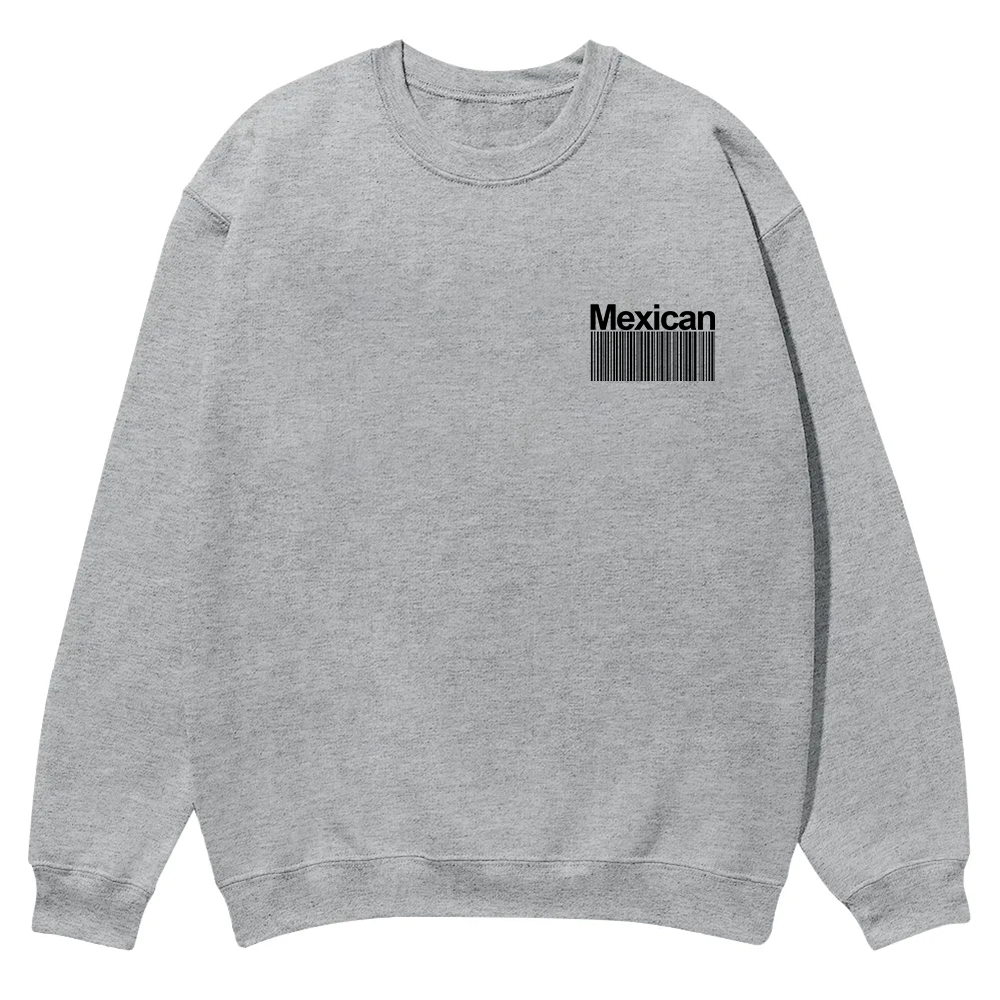 Mexican Unisex Fit  Casual Crewneck Sweatshirt wearishow
