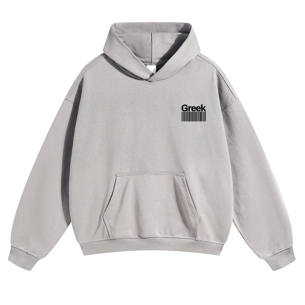 Greek Unisex Fit Color Hoodie wearishow