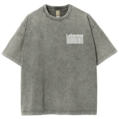 Lebanese Unisex Fit  Washed T-Shirt