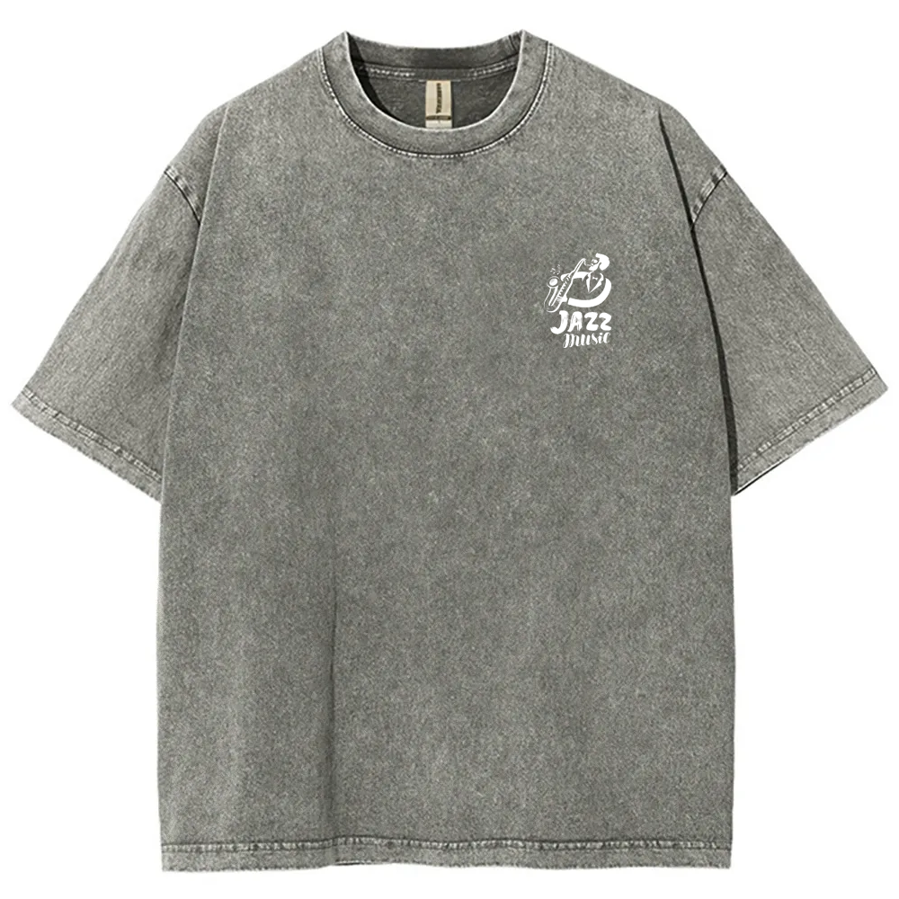 Saxophonist Unisex Fit Washed T-Shirt  wearishow