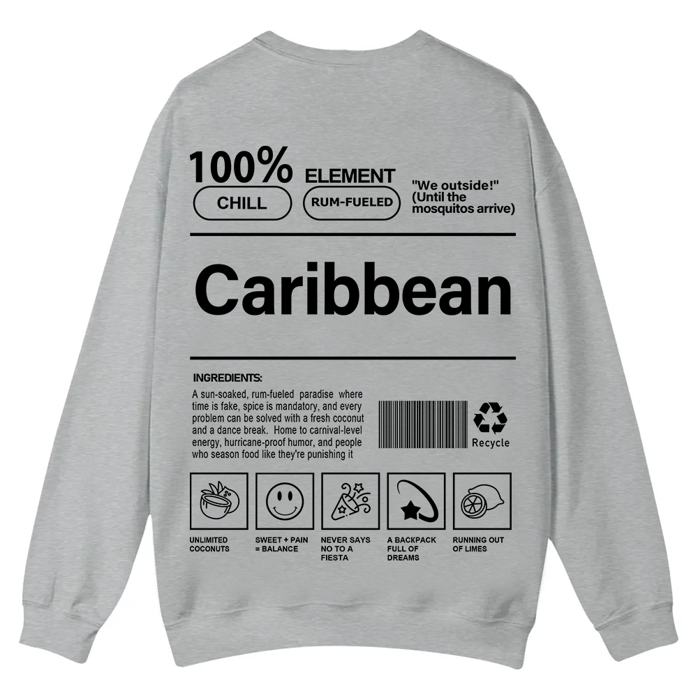Caribbean Unisex Fit  Casual Crewneck Sweatshirt wearishow
