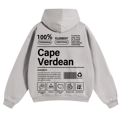 Cape Verdean Unisex Fit Color Hoodie wearishow
