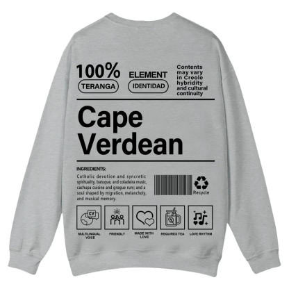 Cape Verdean Unisex Fit  Casual Crewneck Sweatshirt wearishow