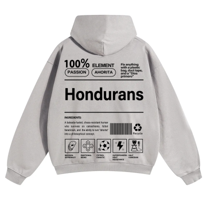 Hondurans Unisex Fit Color Hoodie wearishow