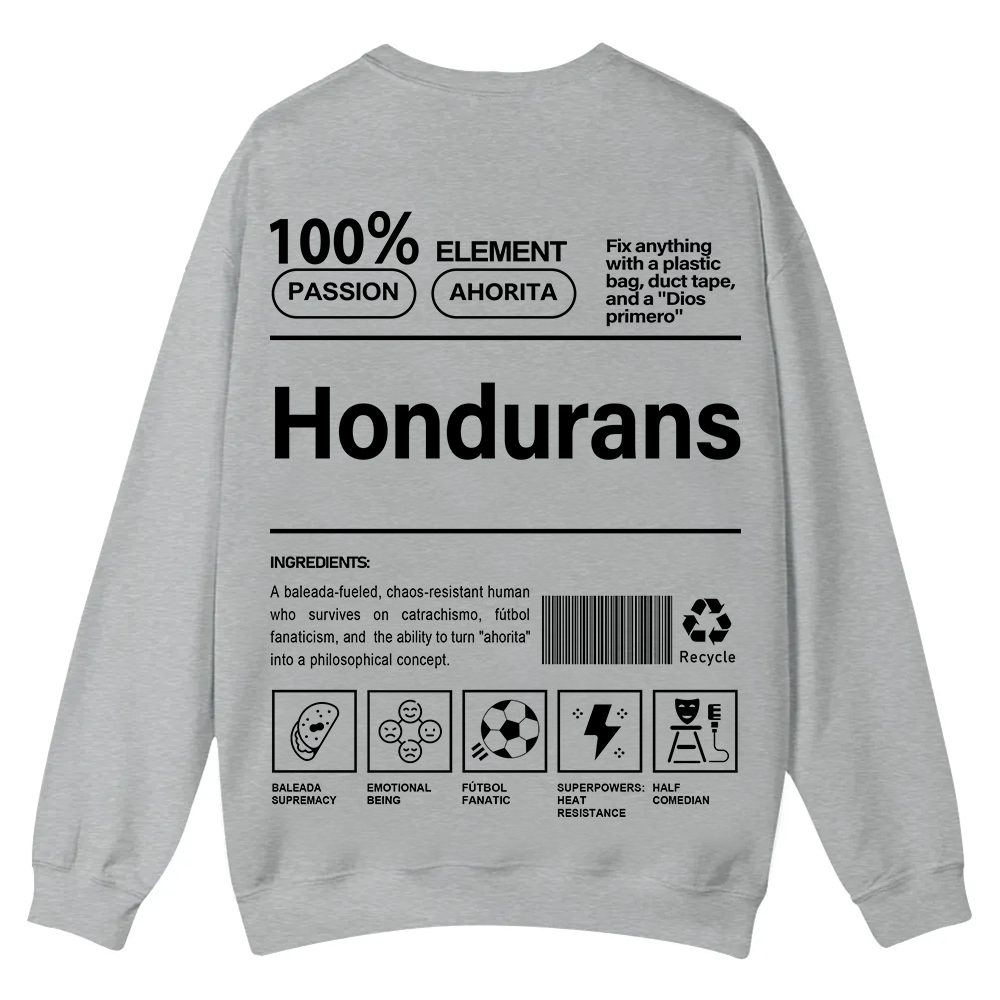 Hondurans Unisex Fit  Casual Crewneck Sweatshirt wearishow