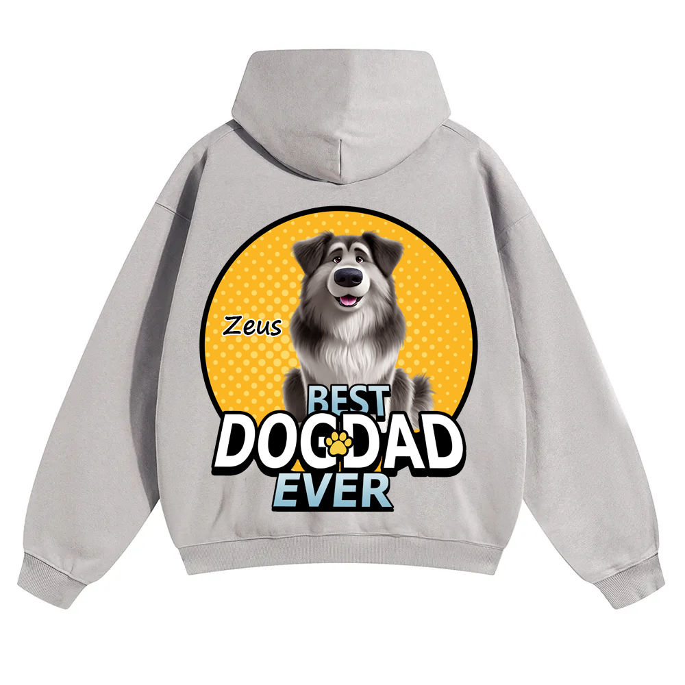 Best Dog Mom For Furry Kid - Personalized Custom Unisex Soild Color Hoodies wearishow