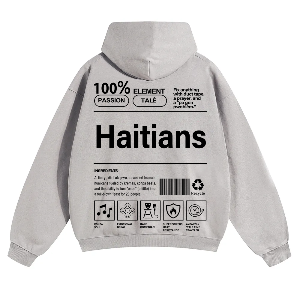 Haitians Unisex Fit Color Hoodie wearishow