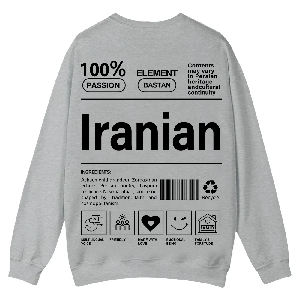 Iranian Unisex Fit  Casual Crewneck Sweatshirt wearishow