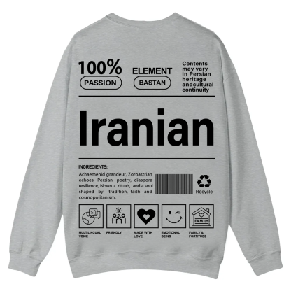 Iranian Unisex Fit  Casual Crewneck Sweatshirt wearishow