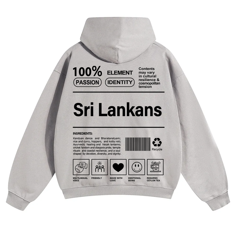 Sri Lankans Unisex Fit Color Hoodie wearishow