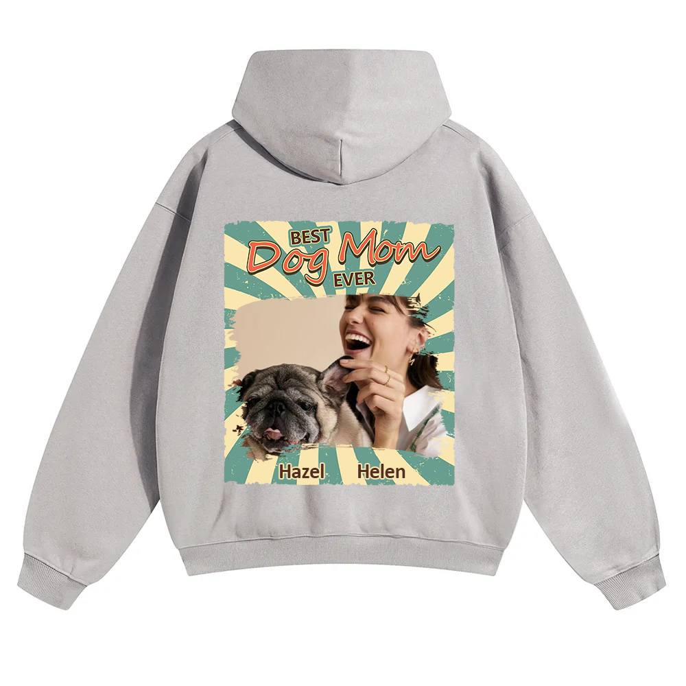 Retro Funny Dog Shirt Photo - Personalized Custom Unisex Soild Color Hoodies wearishow