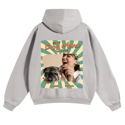 Retro Funny Dog Shirt Photo - Personalized Custom Unisex Soild Color Hoodies wearishow