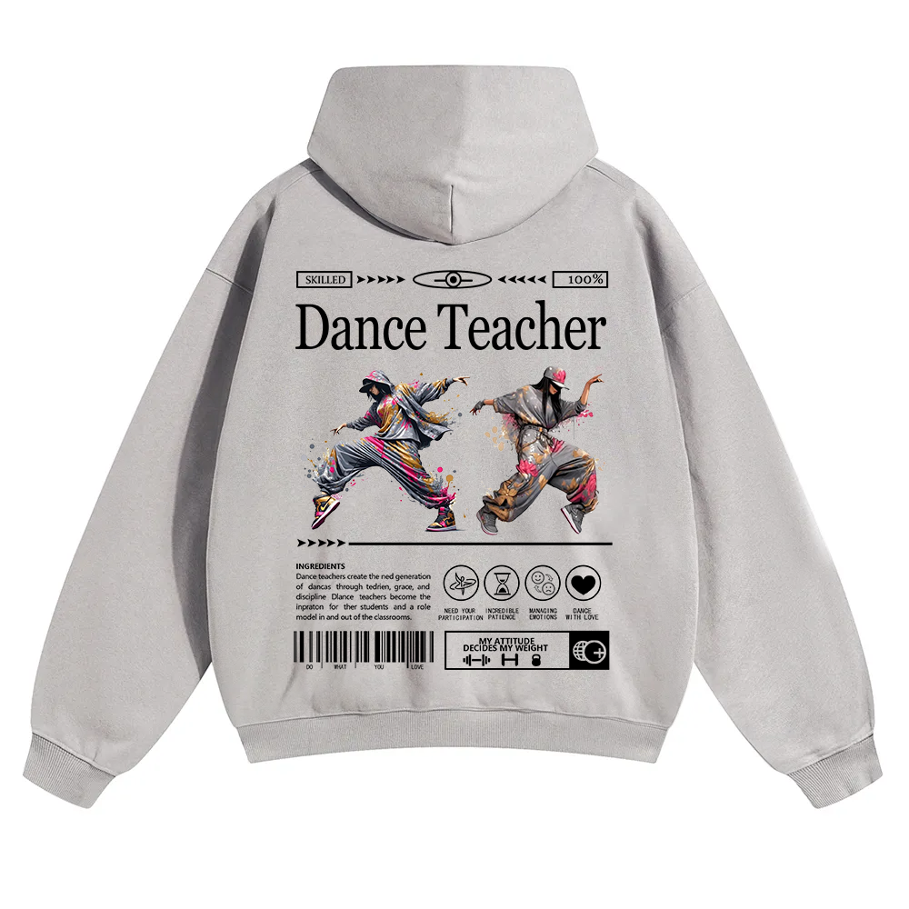 Dance Teacher Unisex Solid Color Hoodie wearishow